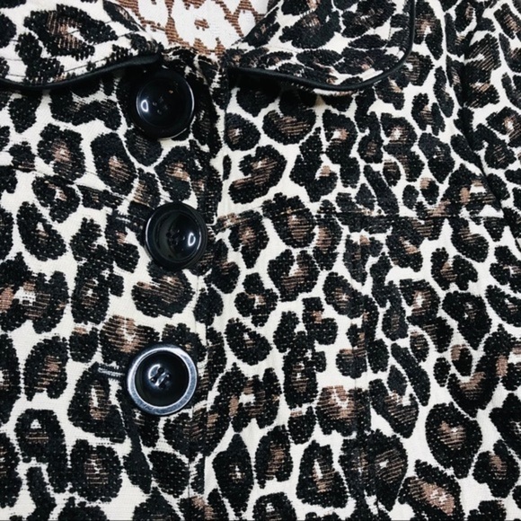 FOREVER 21 Leopard Button Women’s Dress Jacket - Picture 7 of 12
